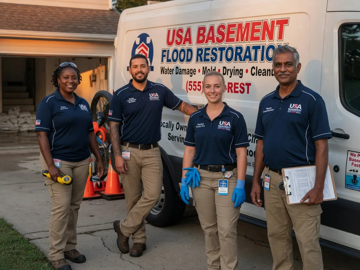 Basement Flood Cleanup company in Waldo, WI